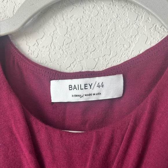 Bailey 44 (Anthropologie) Twist-Front Bodycon Dress Wine/Red - Picture 4 of 6